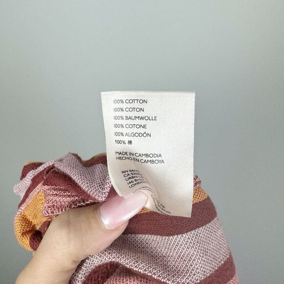 BY ANTHROPOLOGIE | NEW Belted Vertical Stripe Pull On Shorts Women’s Size XL - Picture 9 of 10